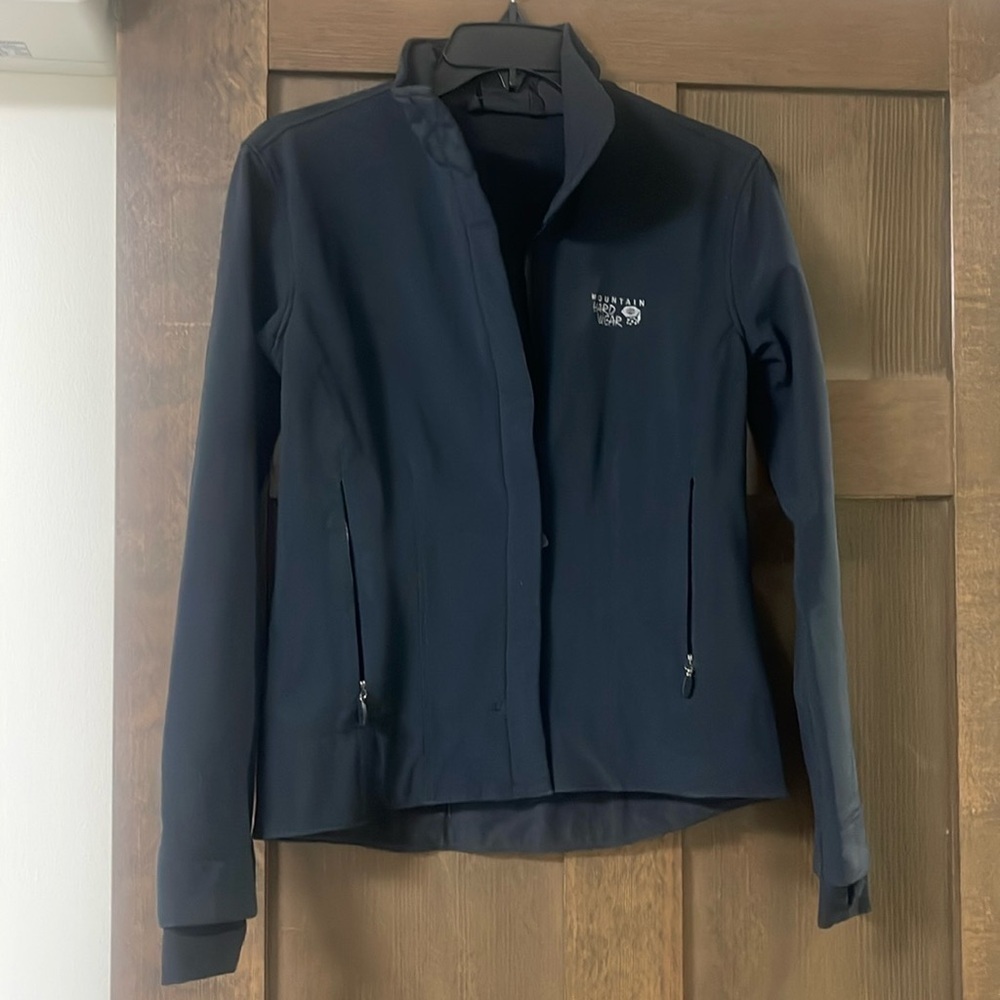 MOUNTAIN HARDWEAR FAIRING SOFTSHELL BLACK ZIP UP JACKET Size XS - Picture 3 of 10